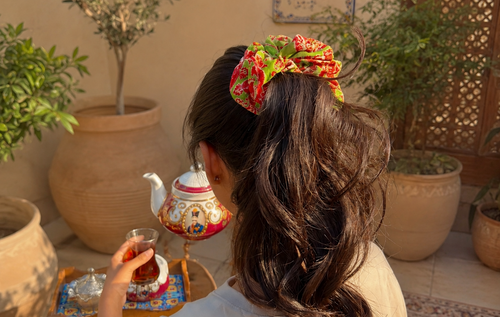 Boteh Jegheh (Paisley) Scrunchie - Iran collection