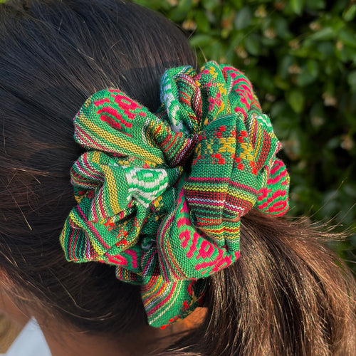 Gilim Green Scrunchie - Iran collection