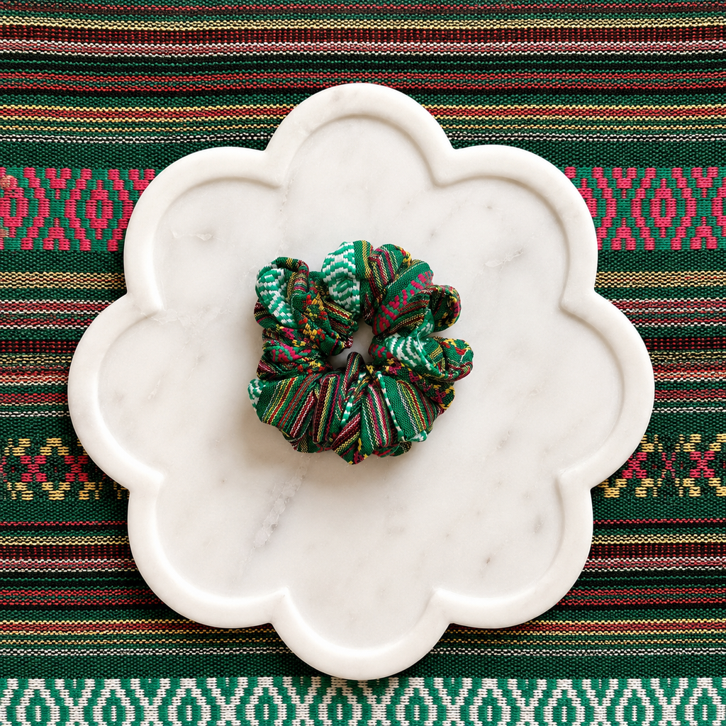 Gilim Green Scrunchie - Iran collection