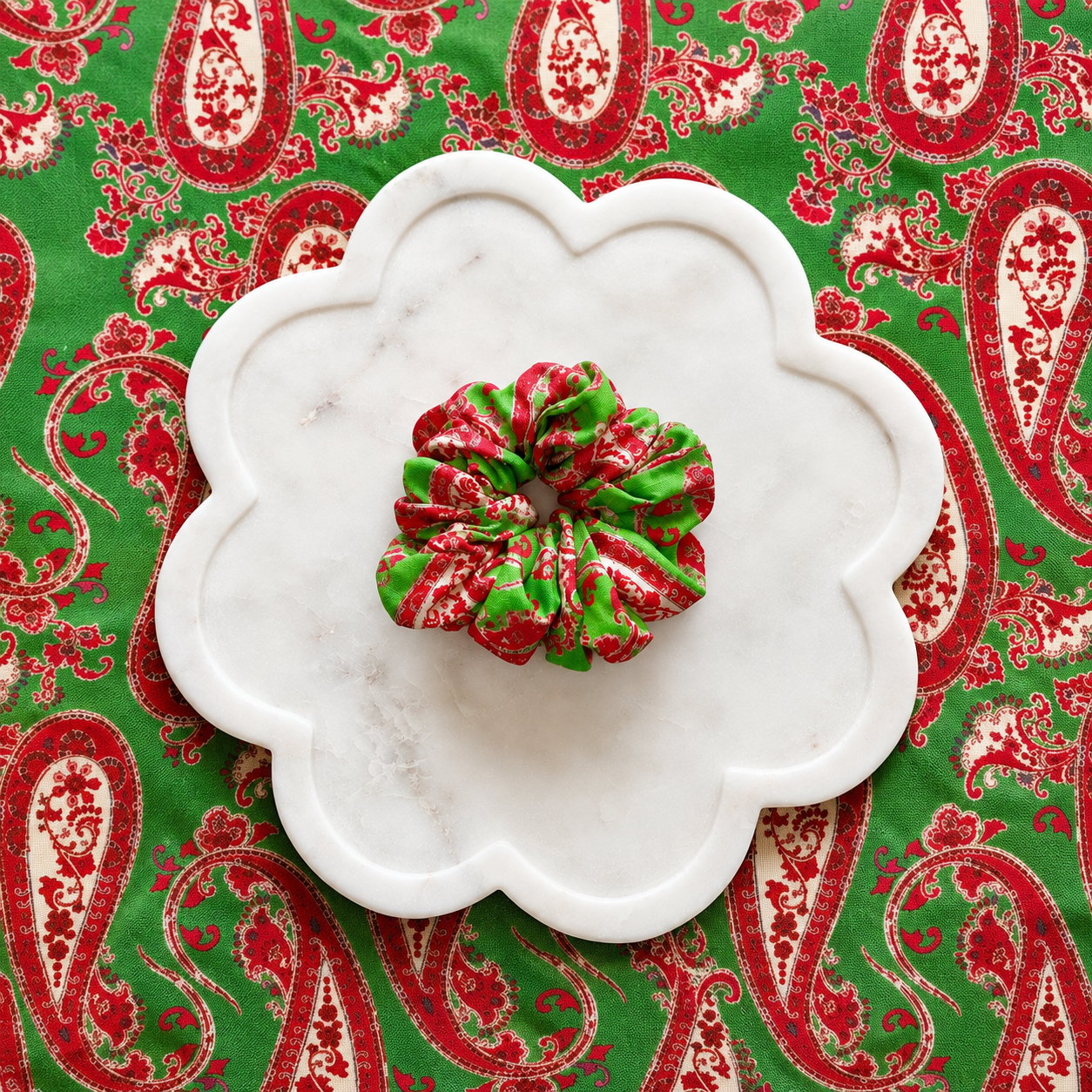 Boteh Jegheh (Paisley) Scrunchie - Iran collection