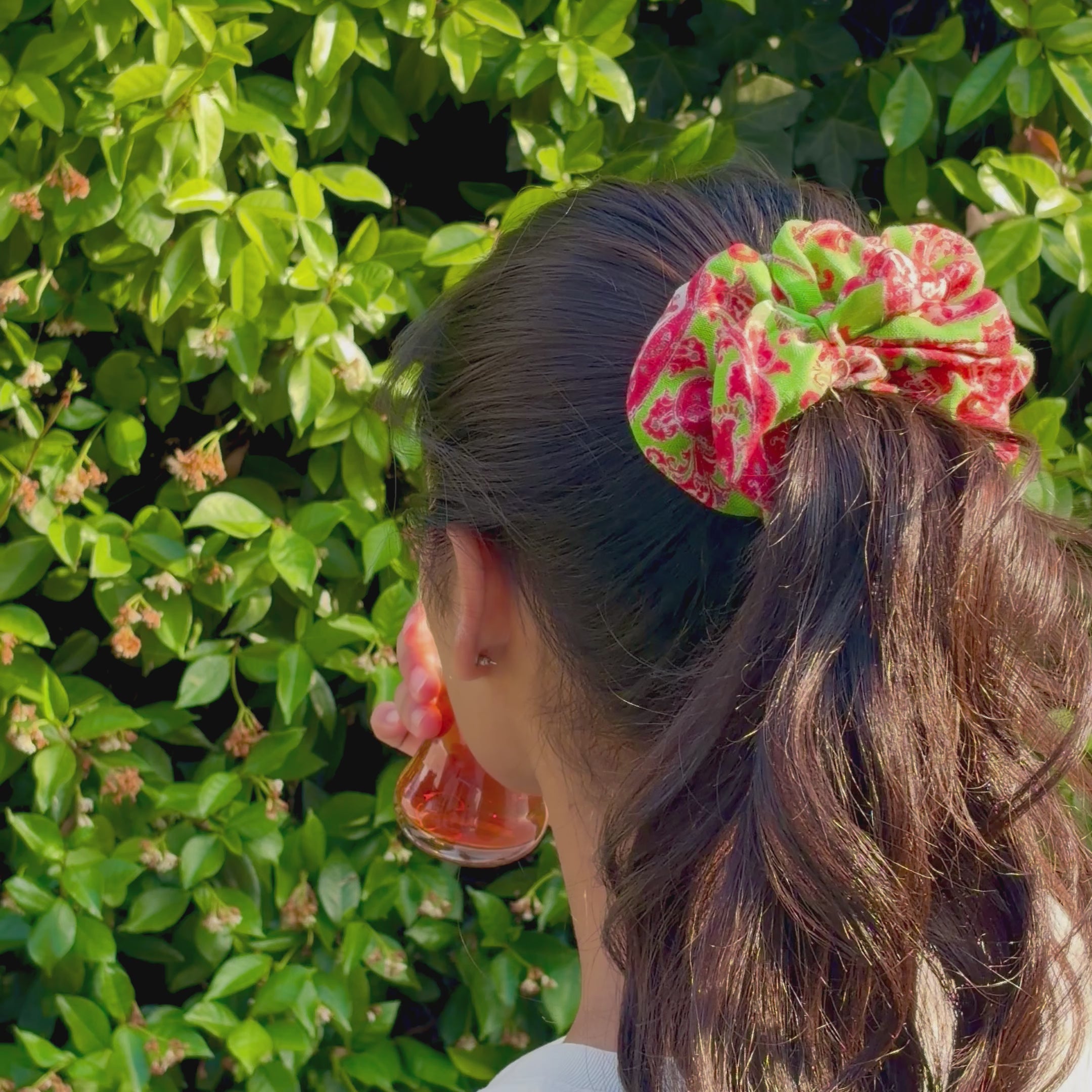 Boteh Jegheh (Paisley) Scrunchie - Iran collection